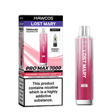 Hawcos x Lost Mary Pro Max 7000 Prefilled Pod + Refill Container - Box Of 5