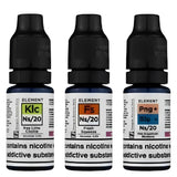 Pack of 10 Element 10ML Nic Salt
