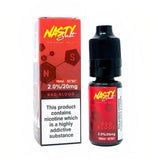 Pack of 10 Nasty Juice 10ML Nic Salt 9