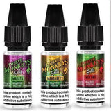 Pack of 10 Twelve Monkeys 10ML Nic Salt