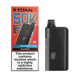 Titan X 50K Prefilled Pod Kit 20mg Nic Salt – 50,000 Puff Rechargeable Vape Kit UK