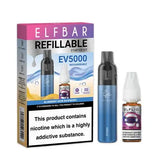 Elf Bar EV5000 Starter Kit & Elfliq Nic salts Disposable Vape Kit - Box of 5