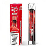Vfeel Max 600 Puff Disposable Vape Pod Device 20MG - Box of 10